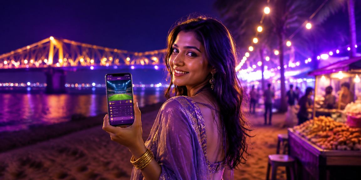 ময়মনসিংহে সমুদ্র সৈকতে মোবাইলে লটারি খেলছেন একজন ব্যবহারকারী
